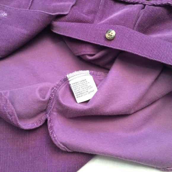 Vintage Northern Spirit Eggplant Corduroy Long Sleeve Button Top Small - Picture 9 of 9